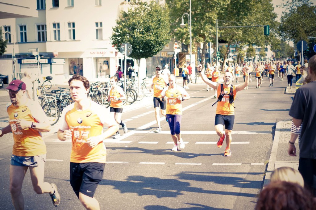 Felix beim Zieleinlauf