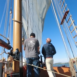 Aktivausflug - Segel hissen