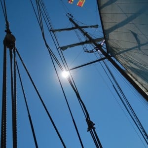 Ein Blick in die Wanten